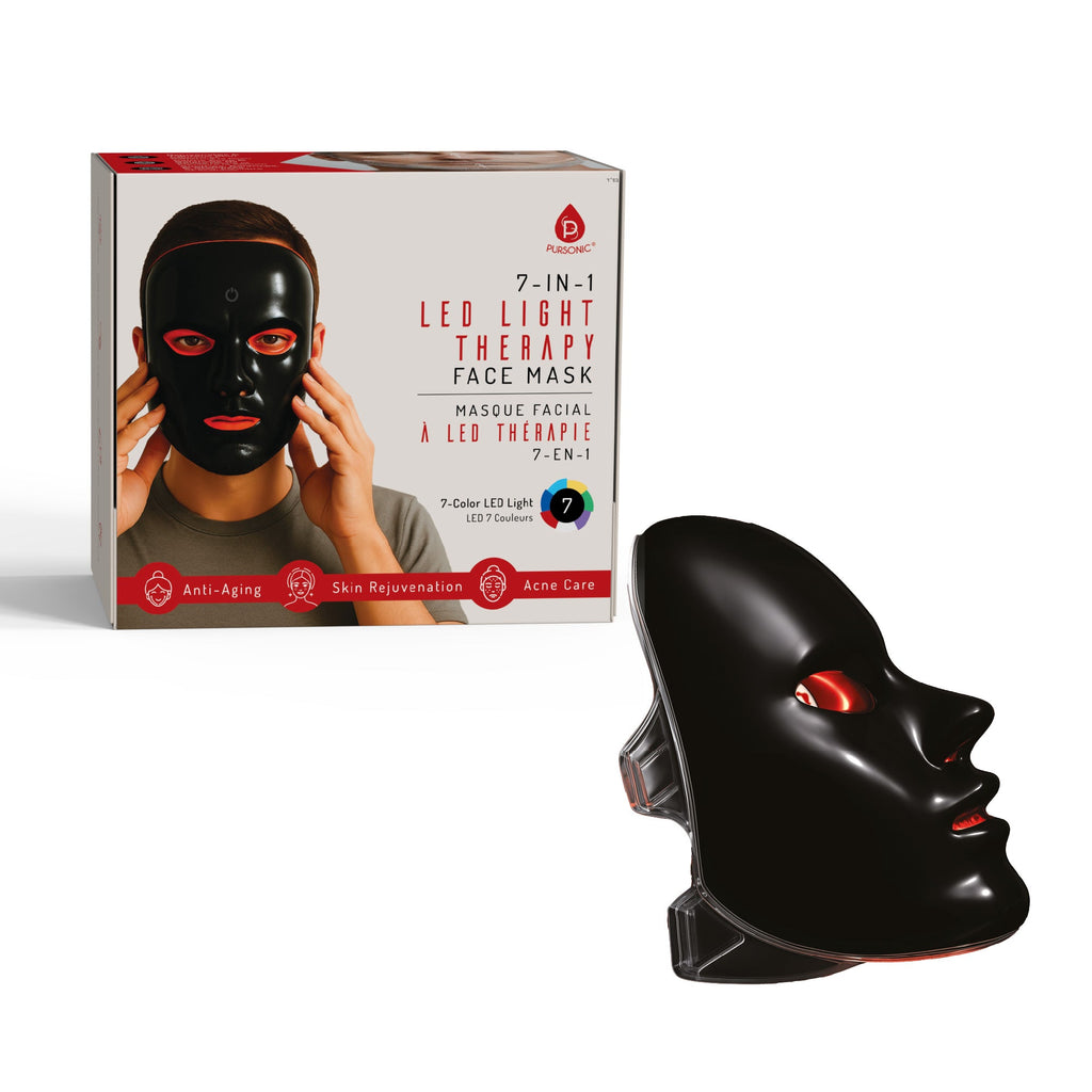 7-in-1 LED Light Therapy Face Mask – Advanced Skincare at Home!