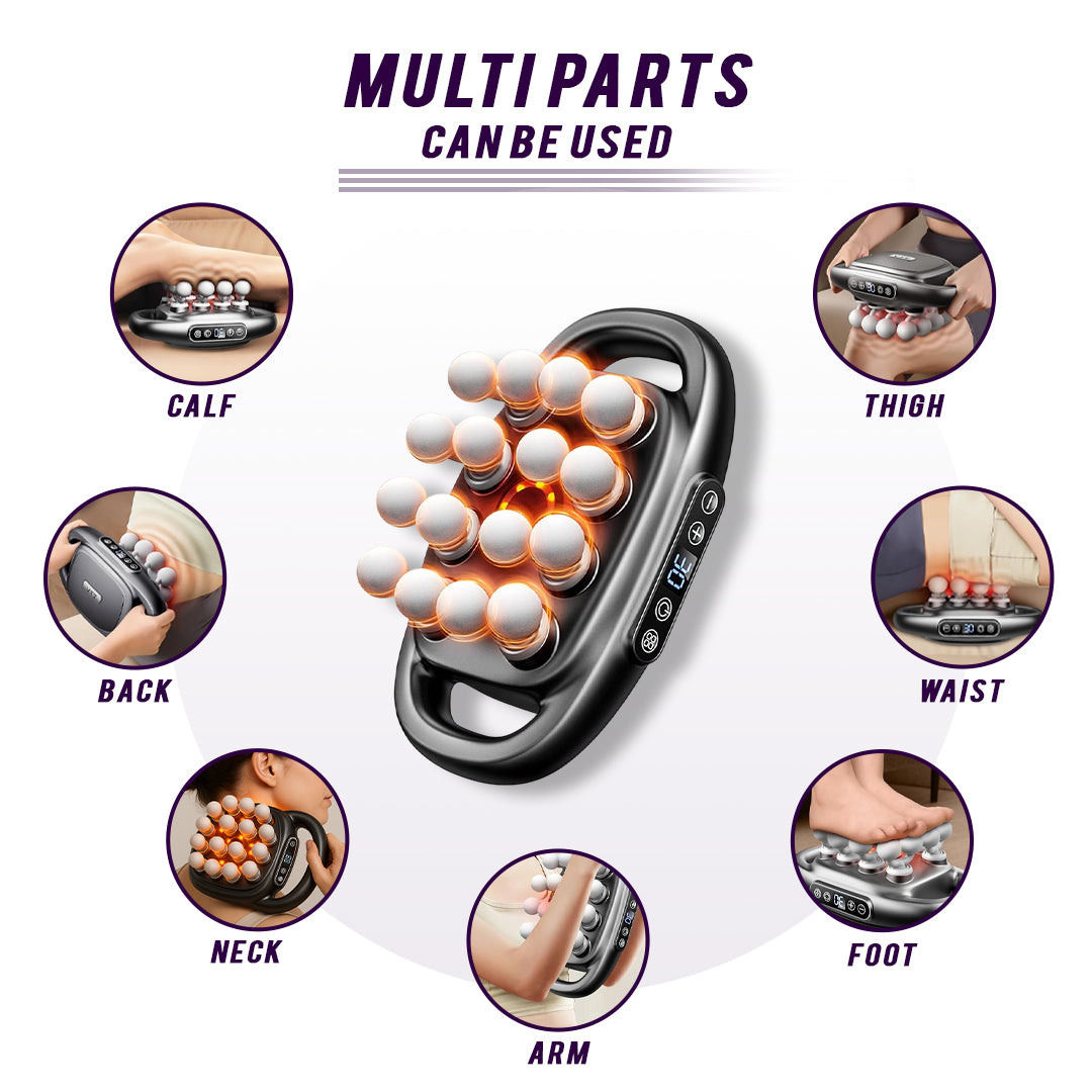 Multi-Head Massage Gun